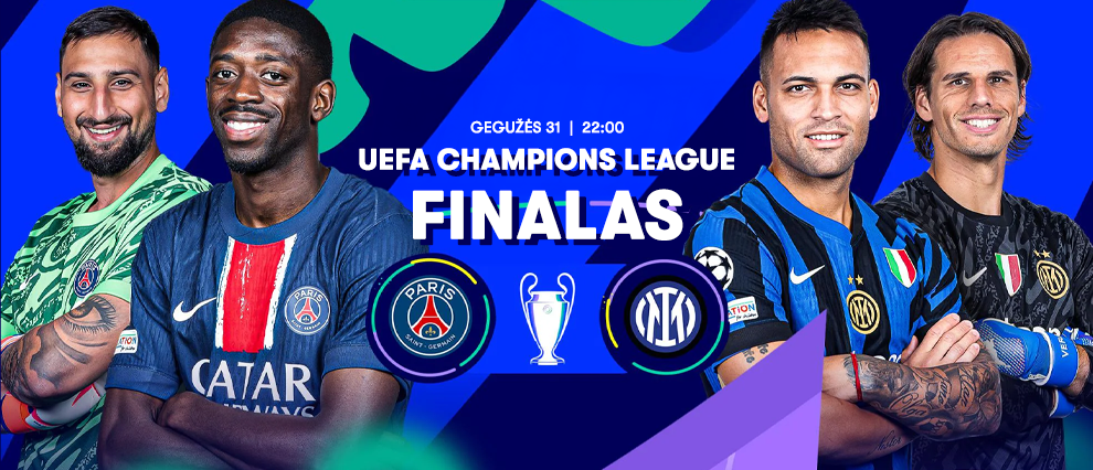 Čempionų Lygos finalas: PSG - Inter featured image